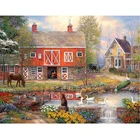 Алмазная мозаика, алмазная живопись 5d сделай сам с американской фермой, полная выкладка из смолы, вышивка крестиком, стразы Z857