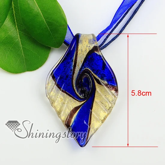 

rhombus swirled pattern glitter fused glass necklaces pendants cheap ladies jewellery high fashion jewelry fashion jewelry
