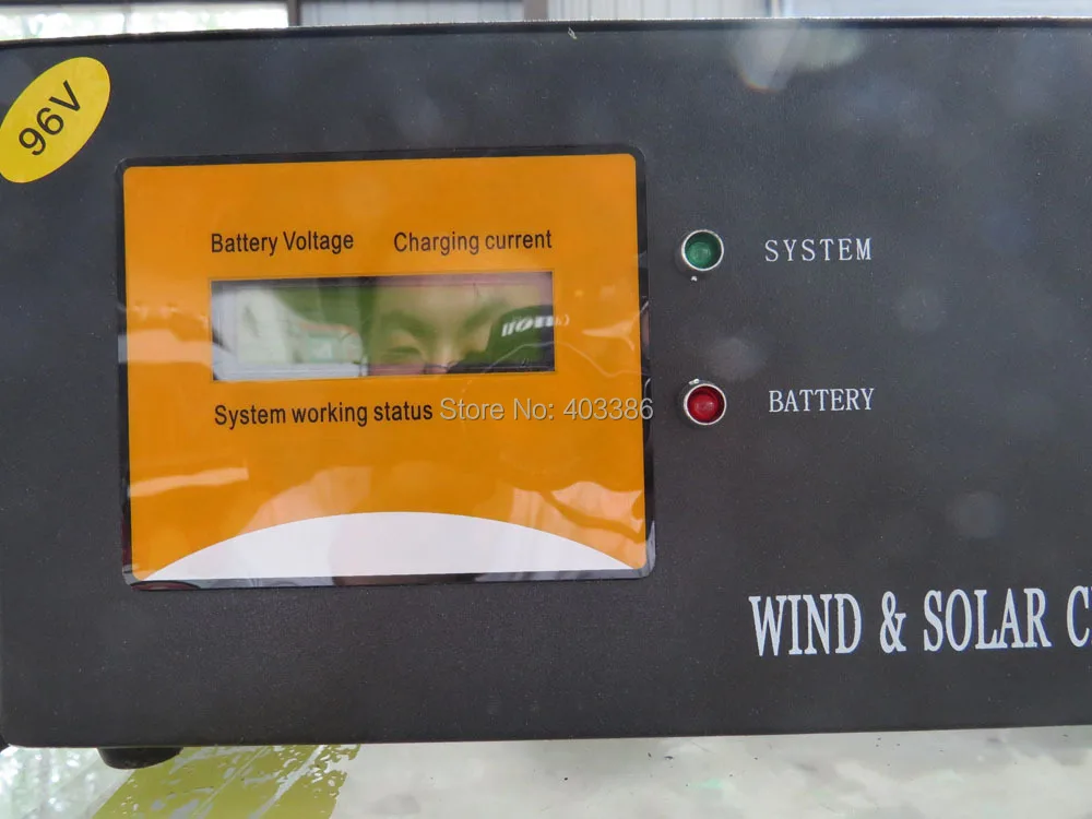 Гибридный контроллер 5000 Вт ветра 1500 солнечной энергии аккумулятор 96 в! Коробка