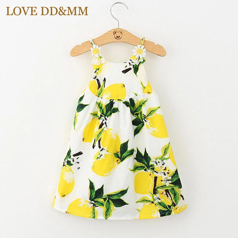 Платья для девочек LOVE DD &amp MM летняя новая детская одежда 2020 Тканое платье на