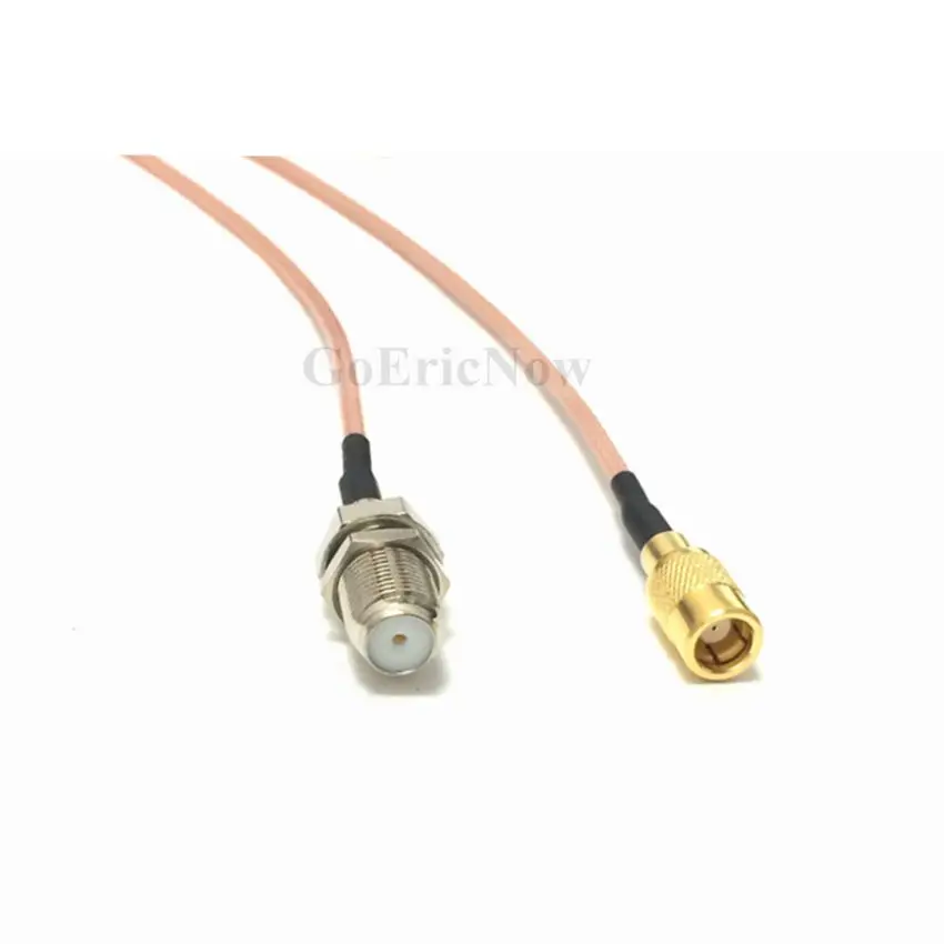 10 шт. RF коаксиальный 75 Ом прямоугольный SMB штекер/гнездо к F для коннектора кабеля