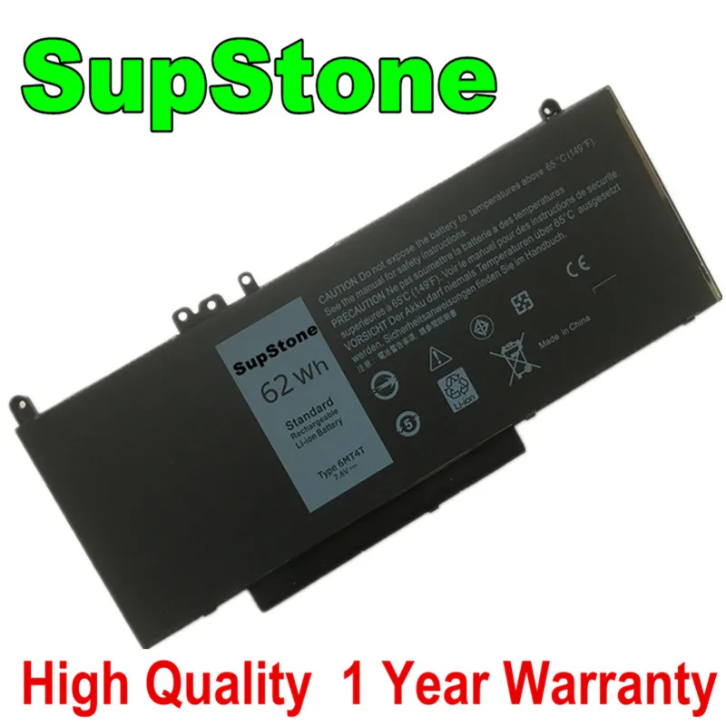 SupStone 62Wh Новый 6MT4T G5M10 Аккумулятор для ноутбука Dell Latitude E5450 E5470 E5550 E5570 11 3150 3160 TXF9M 79VRK