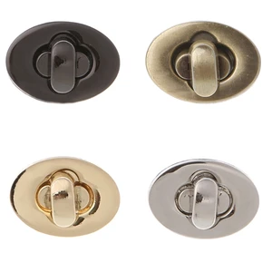 Форма яйца Поворотный замок для сумок аксессуары овальная Сумочка чехол сплав защелка Пряжка DIY 4 цвета маленький застежка для сумки