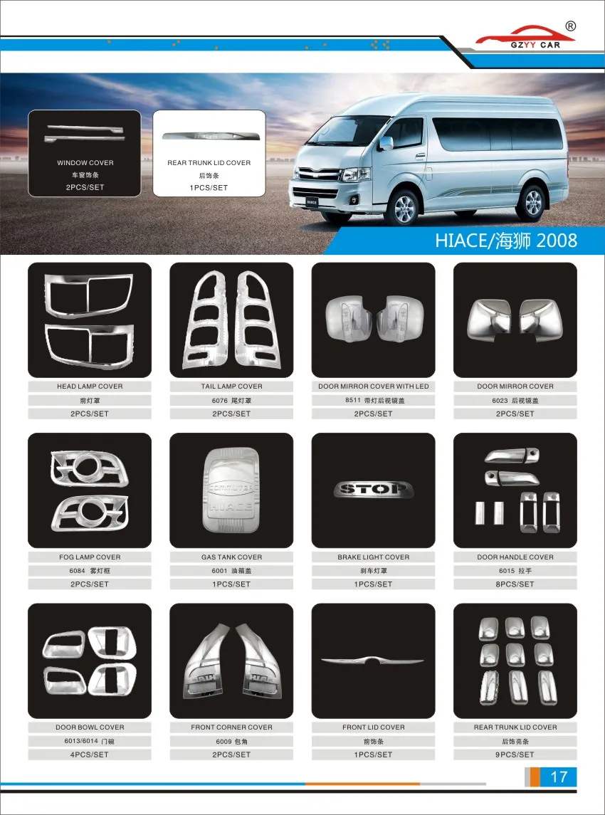 Для TOYOTA HIACE 2008 2012 крышка дверного зеркала с светодиодный накладной рамкой панель заднего вида отделка заднего вида хромированный автомобильный Стайлинг