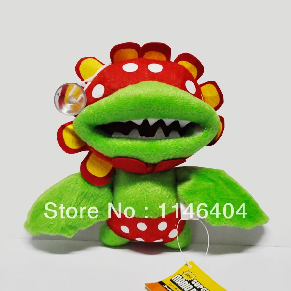 Piranha 6 5 дюймов новая плюшевая кукла игрушка в форме растения|piranha plant|new plushpiranha plush