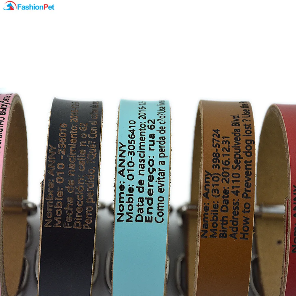 Горячая Распродажа ошейник для собак и кошек индивидуальный воротник гравировка