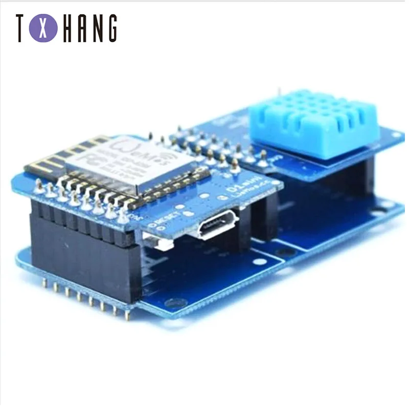 Для WeMos D1 Mini Pro WiFi Development Board NodeMcu WS2812 RGB DHT11 DHT22 реле DS18B20 BMP180 двигатель для espe266 DIY Kit |