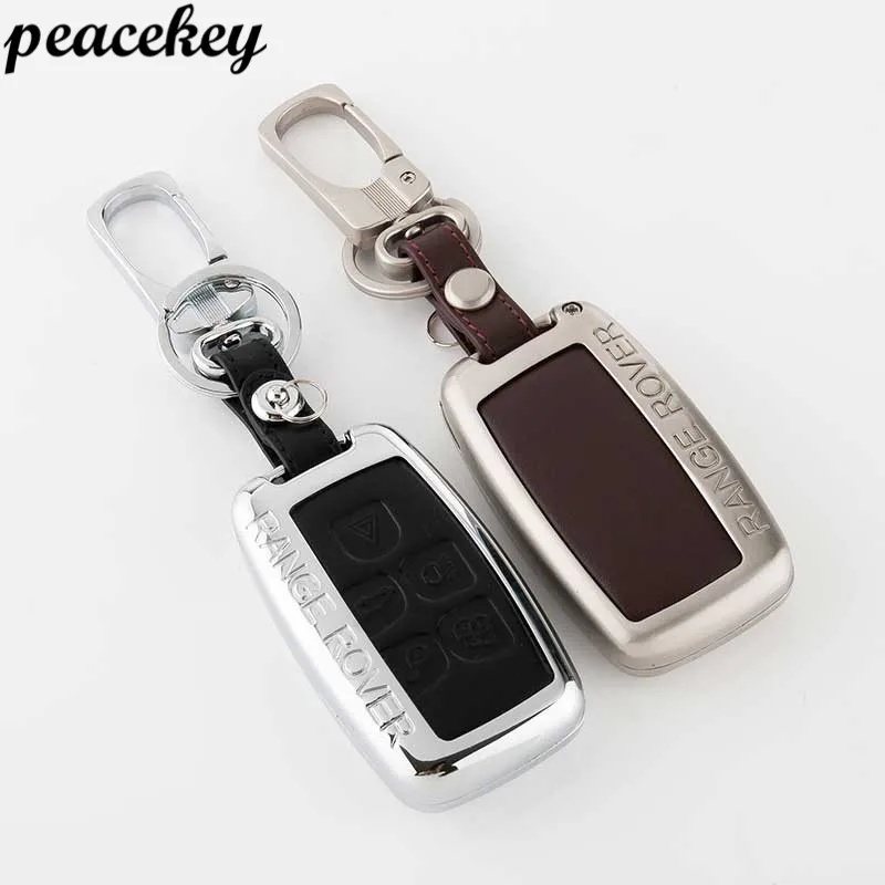 peacekey Zinc Alloy Leather Key Case Cover For Landrover Range Rover Freelander Evoque Discovery Keychain Wallet | Автомобили и