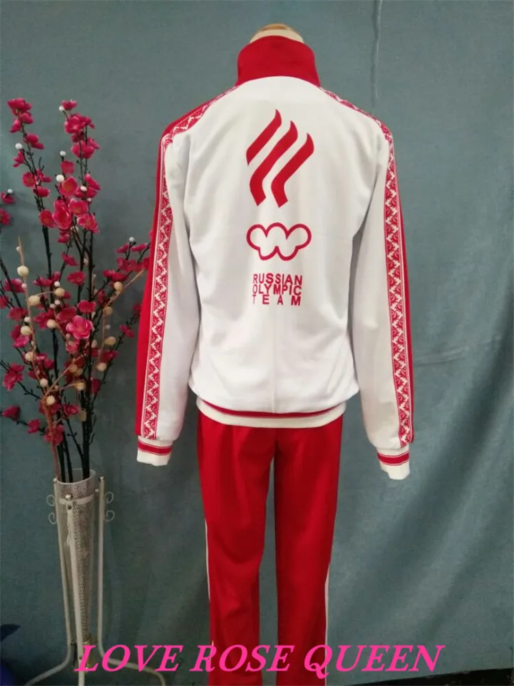 Yuri On Ice Yurio Viktor косплей костюм куртка пальто толстовка спортивная толстовка наряд-униформа