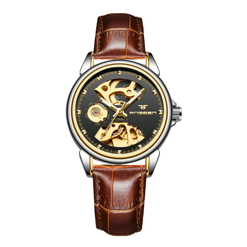 

Women Watches Elegant Brand Famous Luxury Female Automatic Mechanical Watch Ladies Steel Skeleton Antique Dress Wristwatches