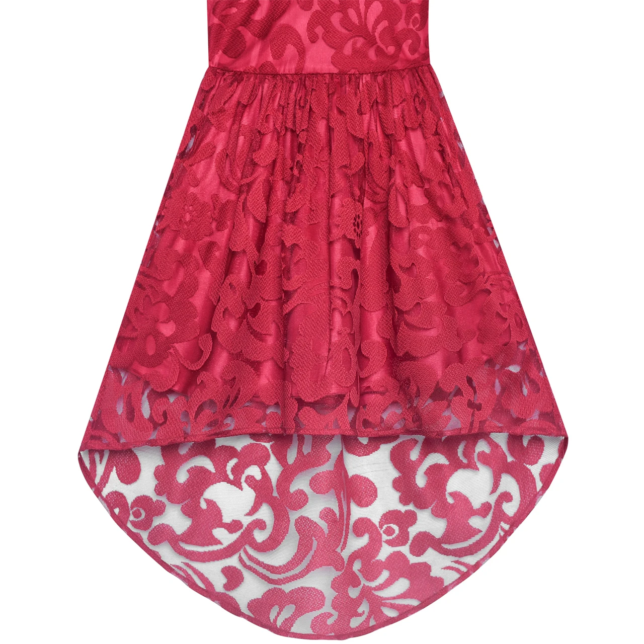 Sunny Fashion платья для девочек новогодние костюмы Цветок Девушка Платье Бургундия
