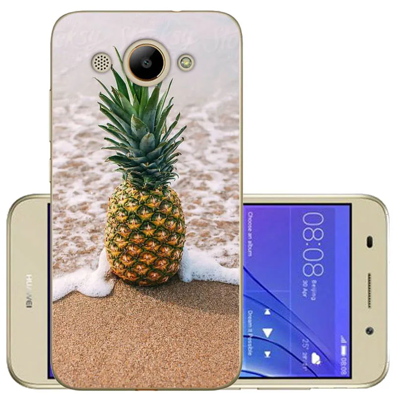 CROWNPRO для huawei Y3 чехол Чехол CRO-L22 мягкий силиконовый TPU Y3 чехол s Телефон задняя крышка Защитная Для huawei Y3 Fundas