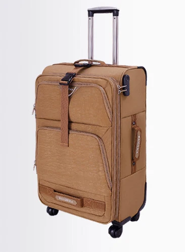 28 inch Khaki Letrend для мужчин Оксфорд сумки на колёсиках Спиннер бизнес тележка женщины многофункциональная Дорожная сумка 20 дюймов носить на чемоданы на колесах - Цвет: 28 inch Khaki