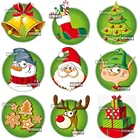 5D полная алмазная живопись своими руками вышивка крестиком Санта рождественские открытки подарок мозаика Стразы Вышивка Искусство украшение BK