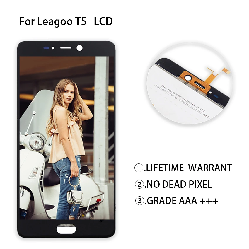 Оригинальный Для Leagoo T5 ЖК дисплей Дисплей с Сенсорный экран планшета Ассамблеи