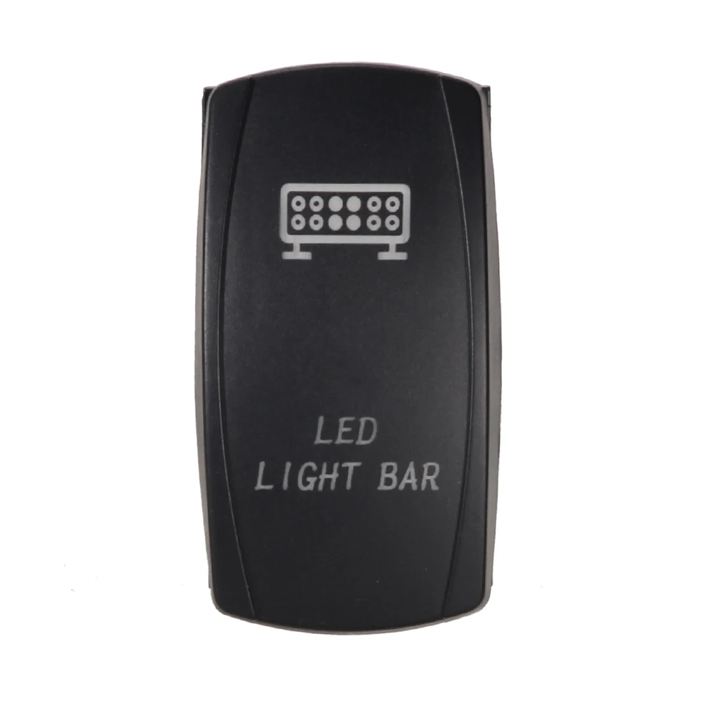 CARCHET 5PIN DC12V 20A/DC24V 10A переключатель кулисный с белым светодиодным индикатором
