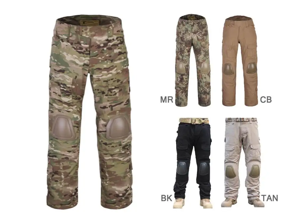 EMERSON Gen2 Combat Pants Airsoft Military Tactical bdu Trousers with Knee Pad
