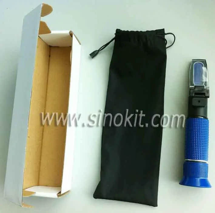 Brix 0 to 32% Beer 1.000 1.130sg Hand-held Plastic Material Refractometer P-RSG-100ATC Blue | Инструменты