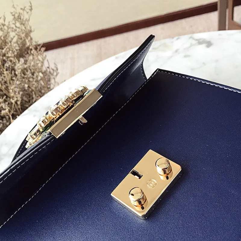 2018 Crossbody сумки для Для женщин роскошные кожаные Сумки сумка дизайнер дамы алмаз