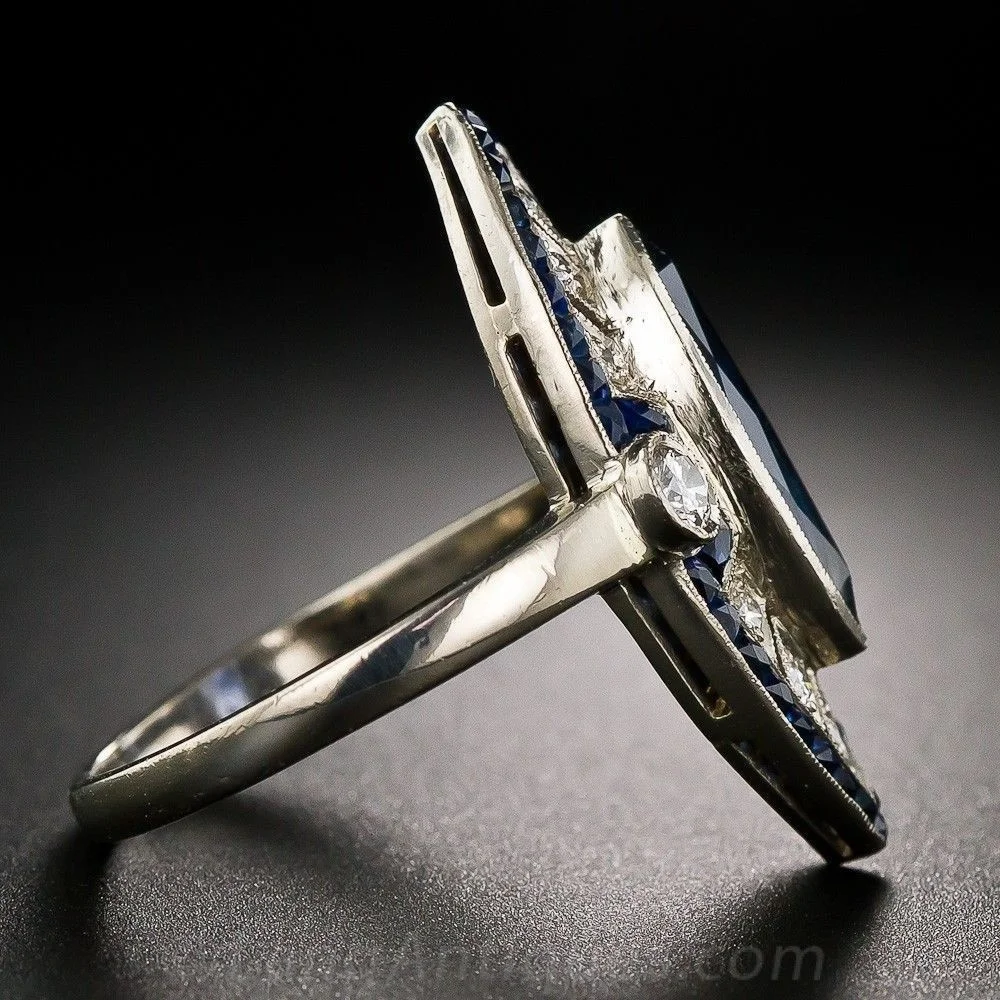 Yi qi булавки для женщин ювелирные изделия принцессы 4.2CT Cut огромный серебристый
