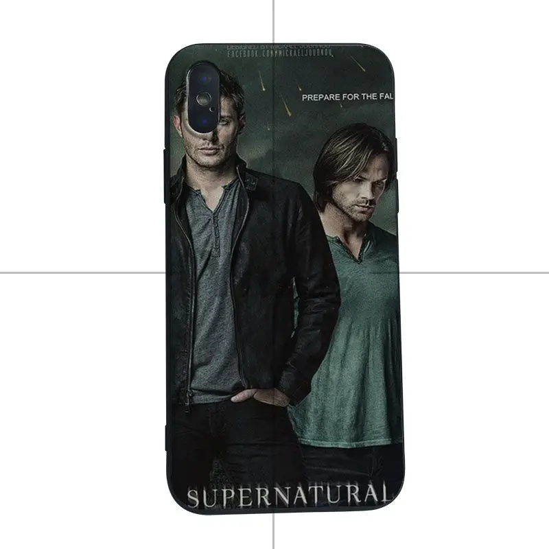 Yinuoda Сверхъестественное SPN Jensen Ackles чехол для телефона для iphone X 8 8plus и 5 5S 6s 6s Plus 7 7plus Чехол для мобильного телефона - Цвет: 1