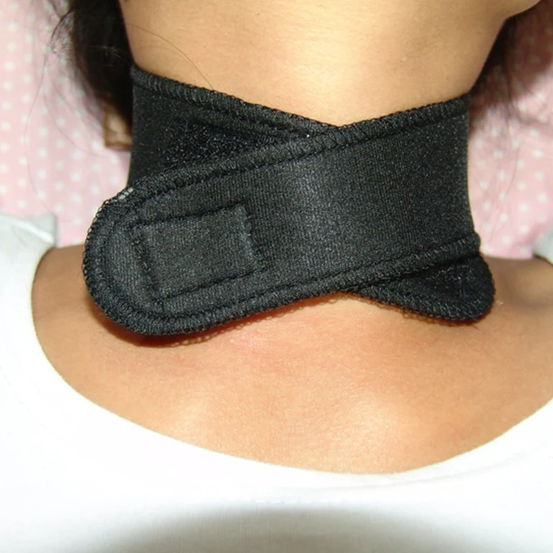 Новая поддержка спины защита шеи самонагревающийся бандаж магнитотерапия обертывание Защита Пояс Поддержка облегчение боли нагревание шеи подтяжки