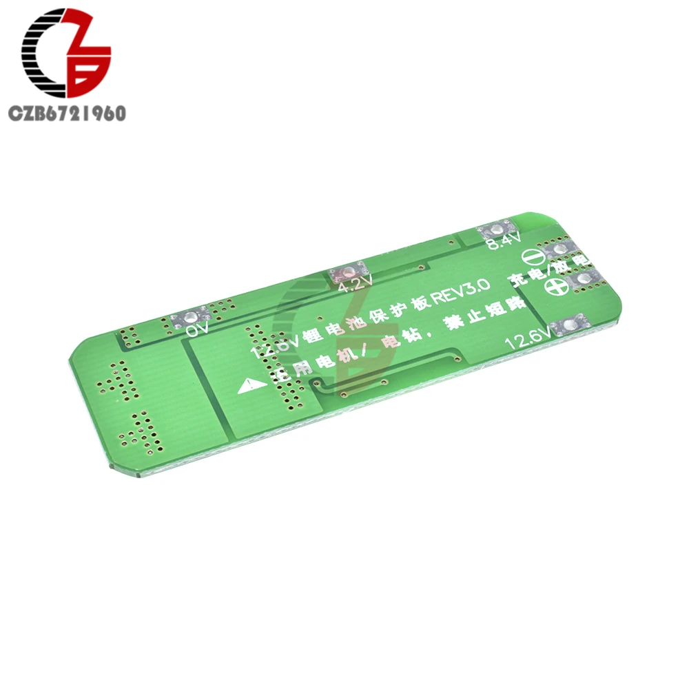 Защитная плата для зарядного устройства литий-ионной батареи 3S 20A 18650 PCB BMS 12 6 V