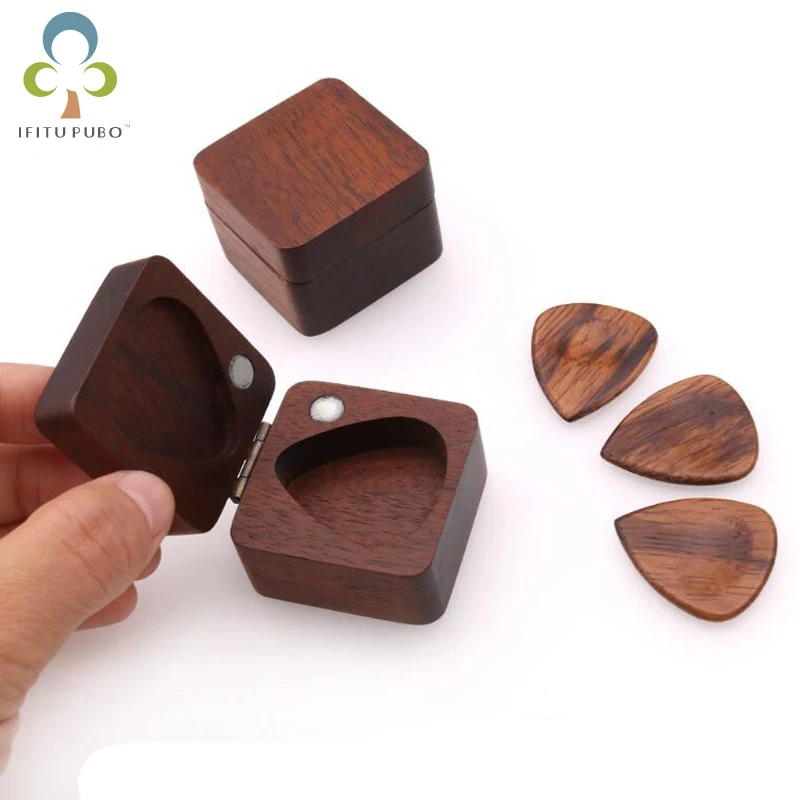 3 шт. деревянные гитарные палочки с коробкой роскошные деревянной подарок на