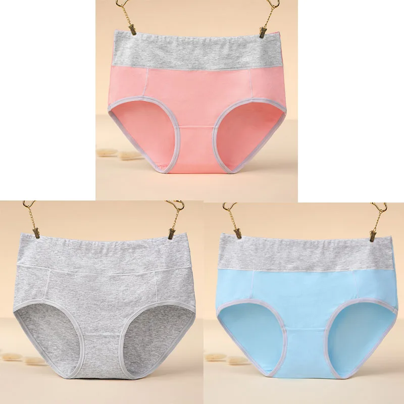 Texiwas 3pcs \ ЛОТ, хлопковые трусы лоскутное кружевное женское белье Для женщин нижнее белье, удобные трусы с низкой посадкой тела утягивающее белье для женщин - Цвет: color9