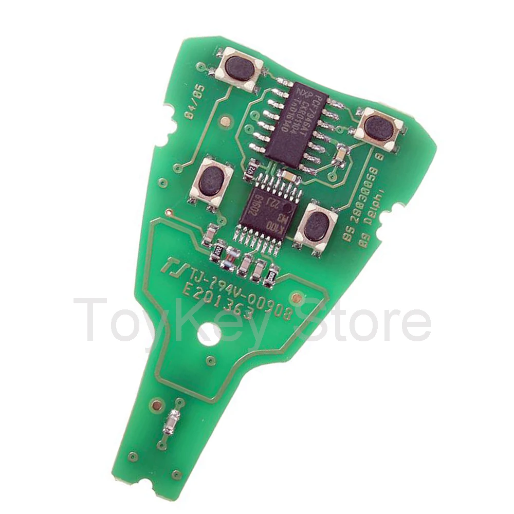 OkeyTech высокое качество 4 кнопки со вставкой маленький ключ лезвие умный для SAAB 93 95 9