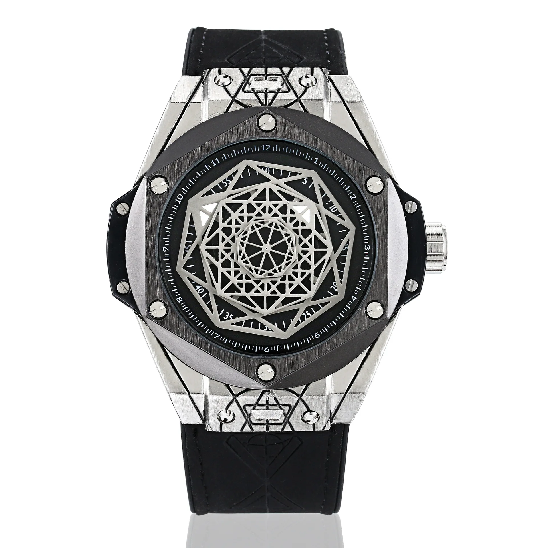 Fashion Brand KIMSDUN Men Watches Luxury Quartz Creative Watch Men Business Male Clock Luminous Hands Relogio Masculino - Цвет: Бронза