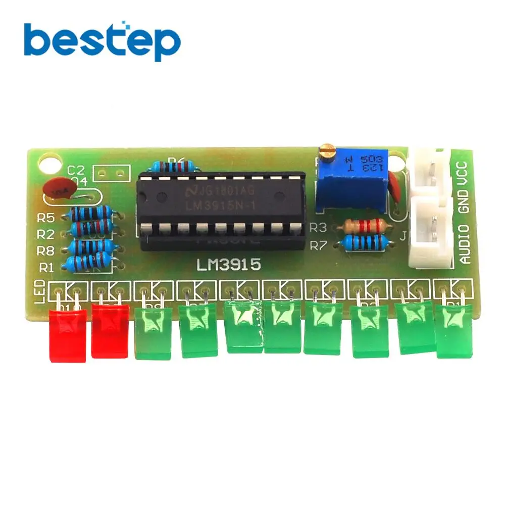 DC 9 V 12 аудио индикатор набор электронный DIY комплект LM3915 уровня звука