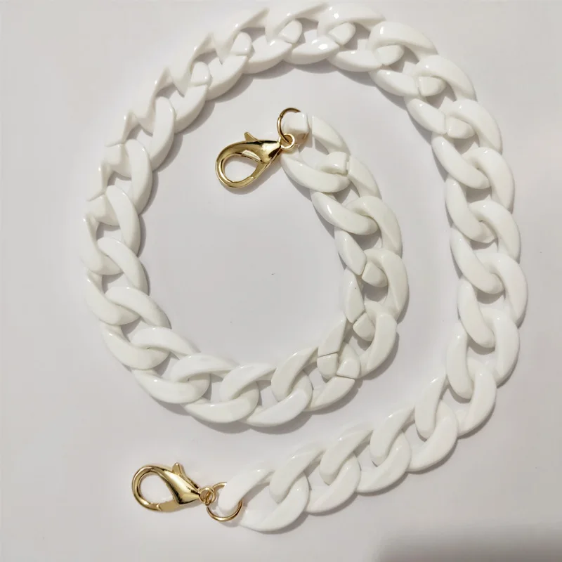 05 IKE MARTI 1 шт. 60/120 см акриловой смолы цепи для accessorieshandiy Для женщин Пластик кошелек цепи ремни для Сумки - Цвет: 05