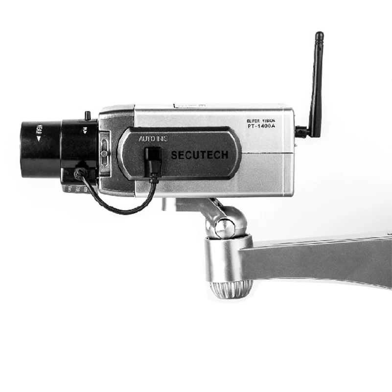 Беспроводная 180 градусов вращающаяся красная светодиодная имитация CCTV ip-камера