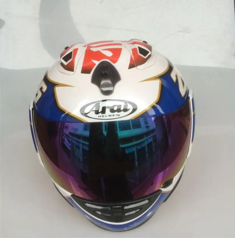 ARAI 26# мужские Мото GP синие шлемы дорожный мотоциклетный шлем капитан мотоцикл Casway велосипеды