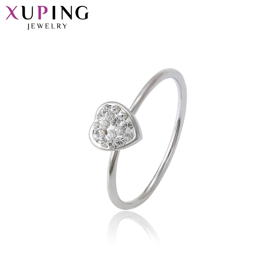 Xuping ювелирные изделия Сердце изысканное кольцо дикий стиль кристаллы от Swarovski любовь подарок уникальный дизайн сердце S142.7-15695