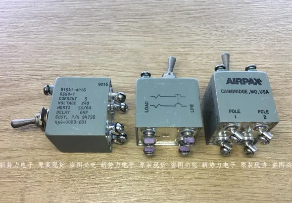 

[VK] original American AIRPAX waterproof 2 gear button switch 81541-AP16-6550-1 81541-AP16 6550-1 4 feet toggle switch.