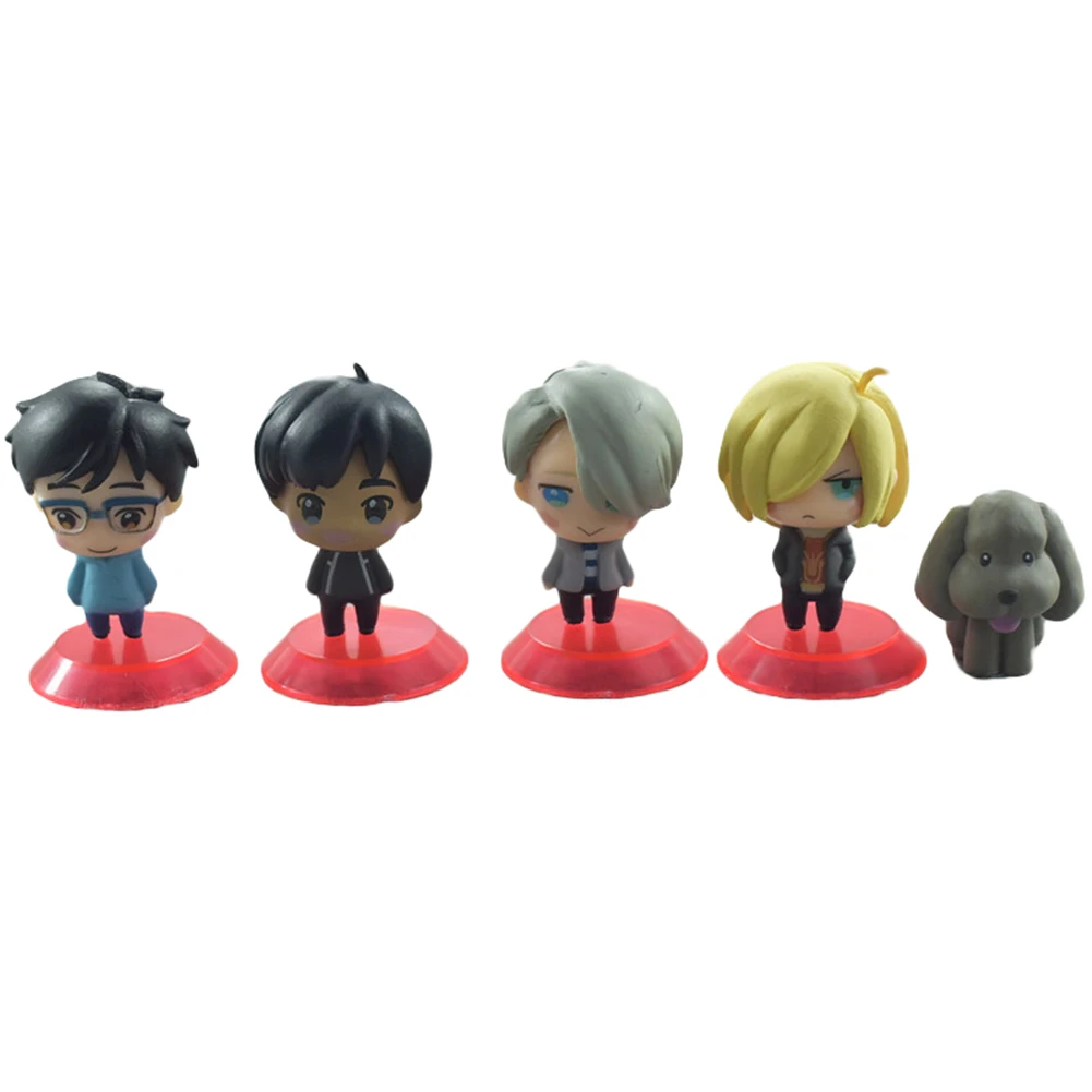 ELBCOS YURI! Экшн фигурки на льду Юри Katsuki Victor Nikiforov Yuri Plisetsky Emil Nekola Macachi 5 см/2 дюйма