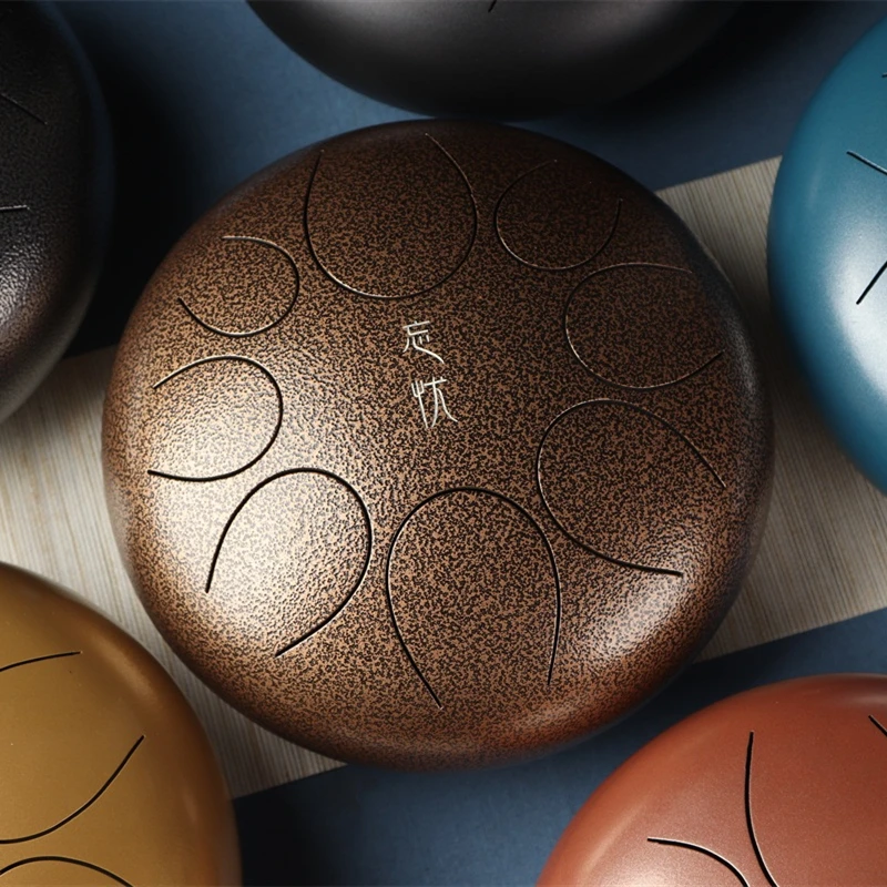 8 тоновый стальной барабан для языка дюймовый фотобарабан детей|Барабан| |