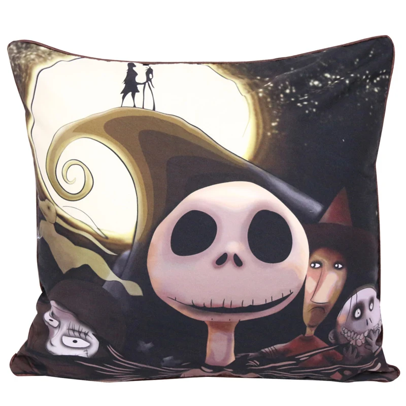 Christmas Nightmare Sofa Living Room Cushion Cover Square Xmas Decorative Linen Pillowcase Home Decor Pillow 45x45cm Pilow | Дом и сад