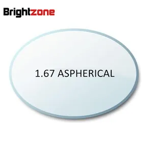 Заполнения рецепта 1,67 Асферические очки УФ CR-39 AR с высоким индексом по рецепту, линзы для близоруких очков линз Близорукостьastigatsimдальнозоркости