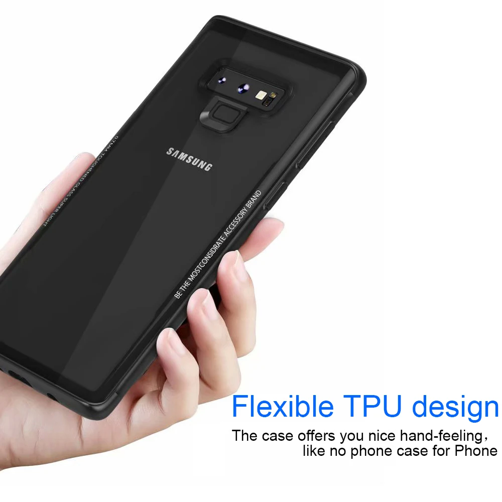 Ascromy для Samsung Note 9 чехол телефона силиконовый стеклянный противоударный роскошный