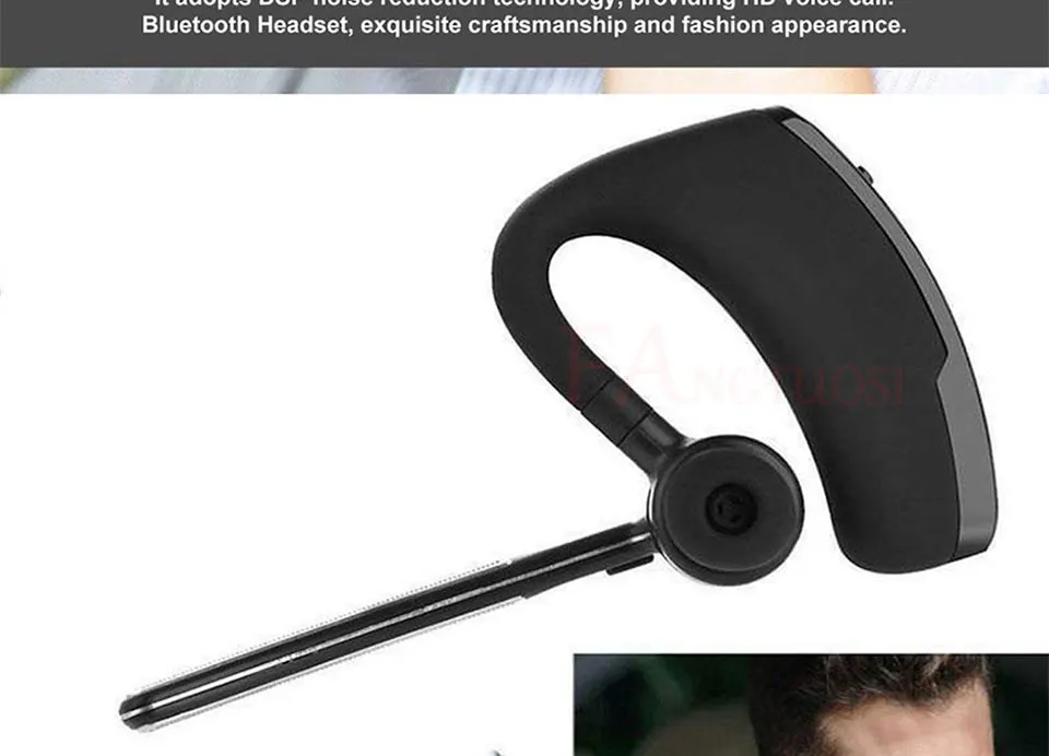 FANGTUOSI бизнес Bluetooth гарнитура автомобильный Bluetooth наушник Hands Free с микрофоном ушной крючок Bluetooth беспроводные наушники для iPhone