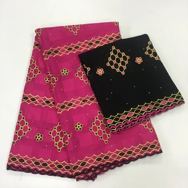 Модные африканские швейцарская вуаль кружева с 2 метров чистой высокое качество