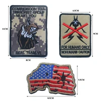 2019 new 100 embroidered armband patch for clothing bag hat badges patches epaulettes raven warrior punisher mammon viking