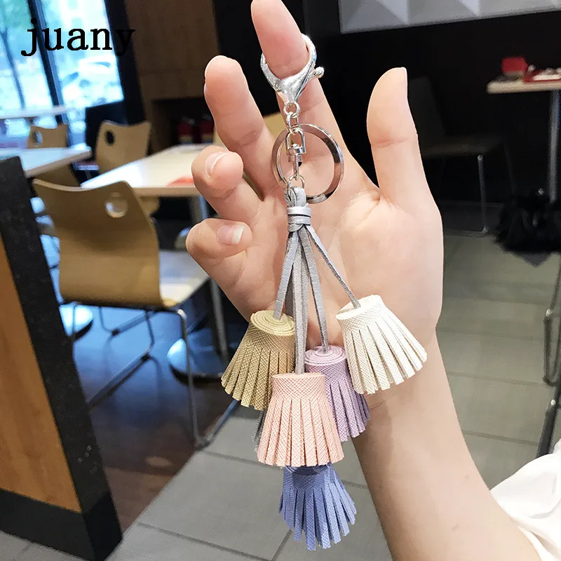 Модные ювелирные изделия кожаный брелок с кисточкой сумка Шарм брелок-Шарм кожа |