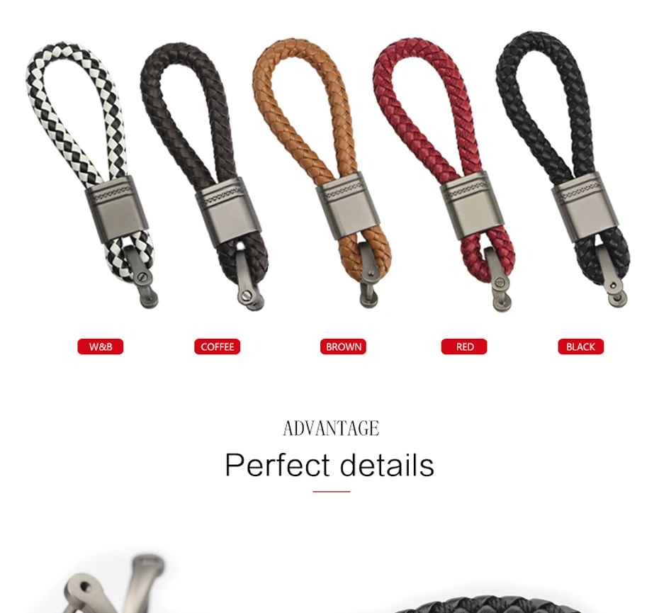 KUKAKEY ручной тканый автомобильный брелок для ключей VW MG Mitsubishi Mustang Opel peugeot Porsche Jeep автомобильный брелок для ключей