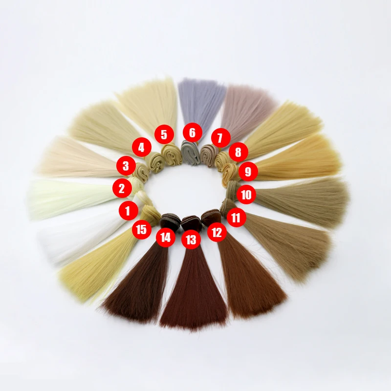 Парик для шарнирной куклы Msiredoll 15*100 см 20*100 или 25*100 искусственные волосы 1/3 1/4 1/6