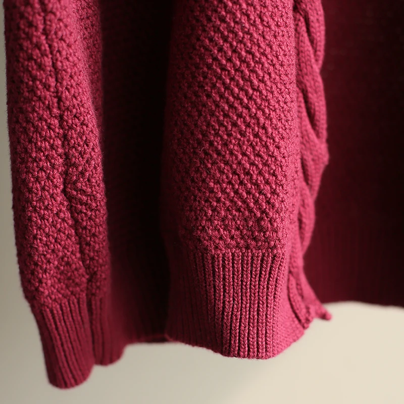 Johnature Autumn Women Casual Cardigan Sweater Coat 2019 New Long Sleeve Knitted Cotton Pockets Loose Quality |