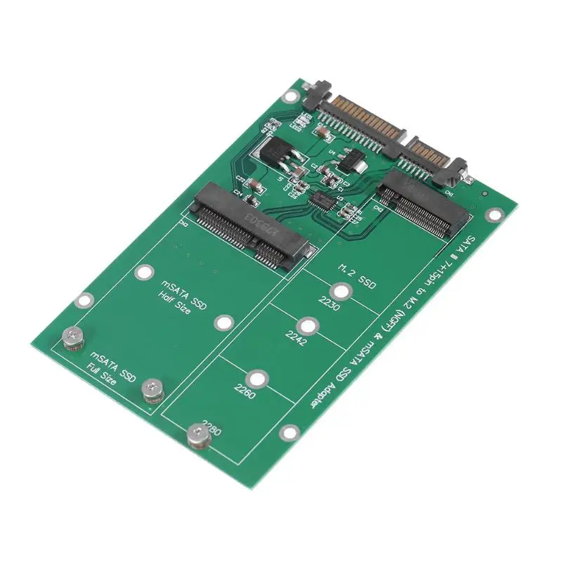 3 in1 mSATA SATA адаптер половина размер B ключ NGFF M.2 ssd sata III конвертер Connector SSD Adapter